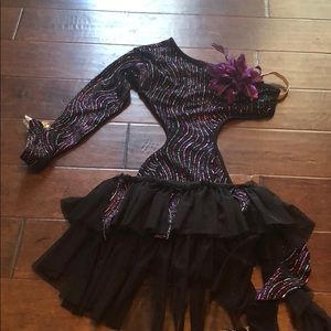 Black 2 piece costume